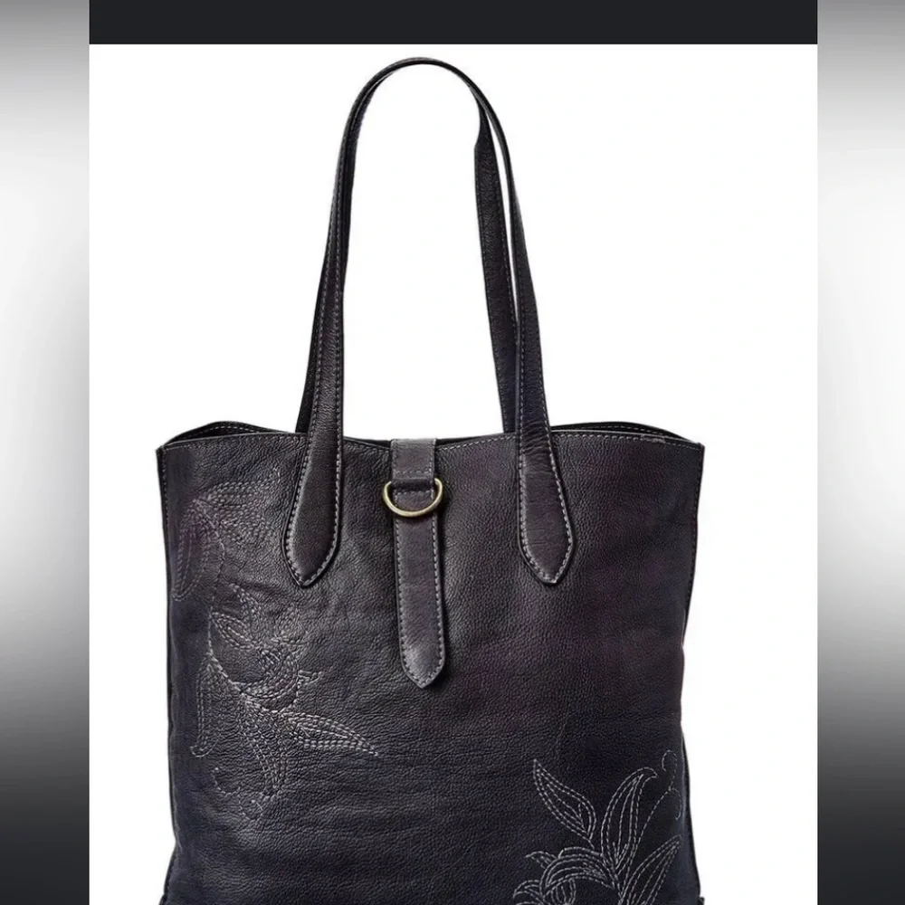 FRYE - Hadley Embroidered Leather Tote
